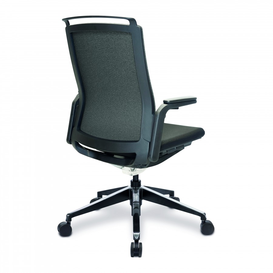 Libra High Back Fabric Manager Chair